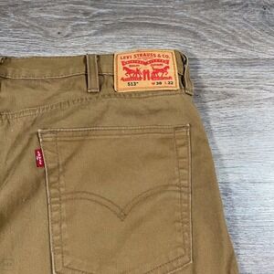 Levi's‎ Men's 513 Jeans Slim Straight Neutral Casual 38x32 Tan